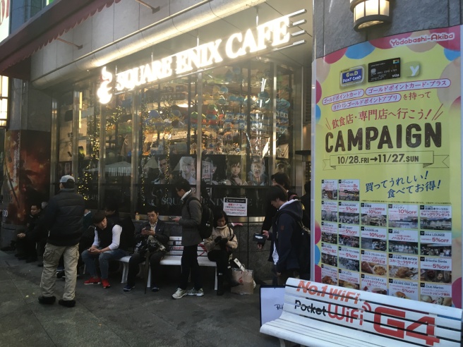 Square Enix Cafe in Akihabara Tokyo